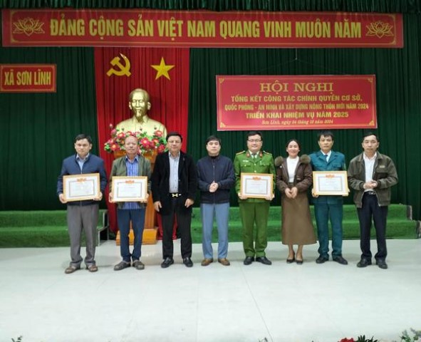 Hội nghị: Tổng kết công tác Chính quyền cư sở, Quốc phòng, An ninh, xây dựng NTM năm 2024.